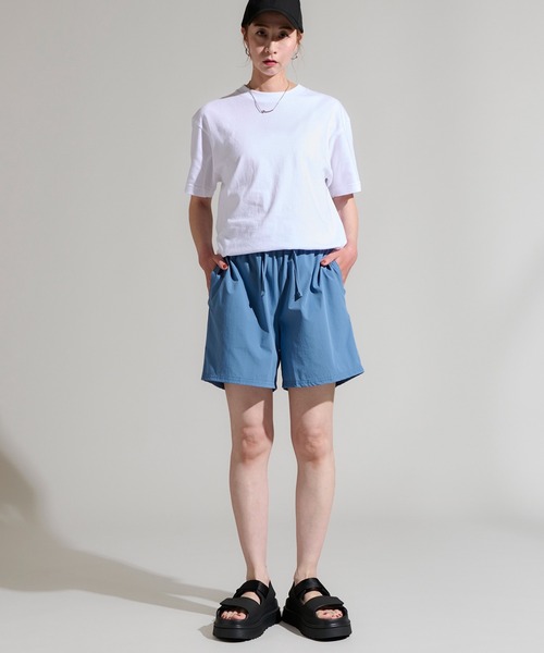 セール】4D36 【水陸両用】無地 レディース アウトドア バギーショート