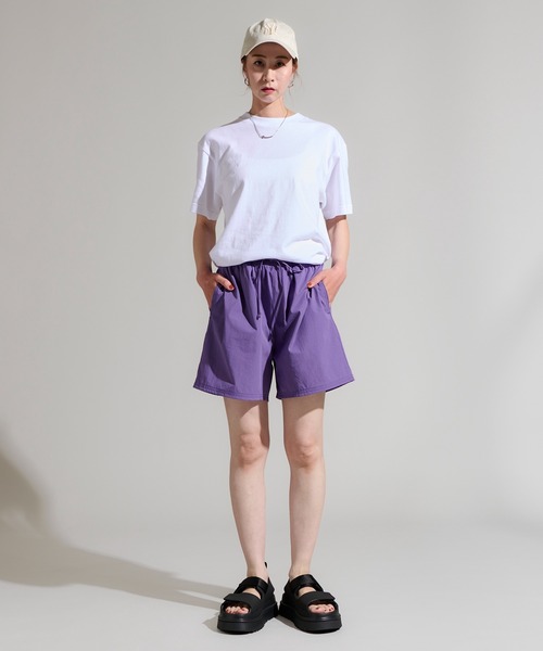 セール】4D36 【水陸両用】無地 レディース アウトドア バギーショート