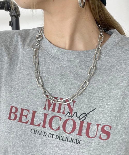 non-hedge(ノンヘッジ)の「カラーロゴプリントTシャツ(Tシャツ/カットソー・レディース・オフホワイト/グレー/ブラック/オートミール・FREE)」の21枚目の写真
