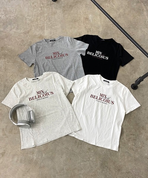non-hedge(ノンヘッジ)の「カラーロゴプリントTシャツ(Tシャツ/カットソー・レディース・オフホワイト/グレー/ブラック/オートミール・FREE)」の17枚目の写真