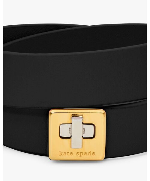 【国内発送】KateSpadeフィービーレザー ラップ ブレスレット kate spade NEW YORK ブレスレット フィービー レザー ダブル