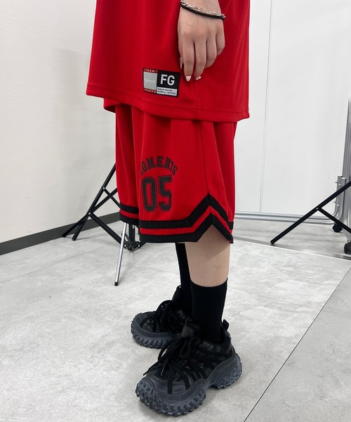 Figments(フィグメンツ)の「Figmentsゲームハーフパンツ(その他パンツ・レディース・レッド/ブラック・FREE)」の8枚目の写真