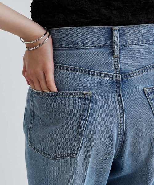 GALLEST（ギャレスト）の「ライトフレアデニム（デニムパンツ・レディース・ホワイト/ライトブルー・38/36/40）」の12枚目の写真