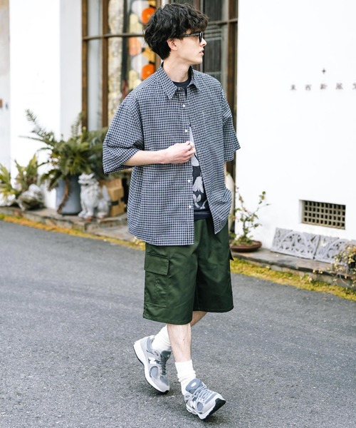 Rocky Monroe（ロッキーモンロー）の「ワイドミリタリーカーゴイージーショートパンツ ハーフパンツ（カーゴパンツ・メンズ・ベージュ/ブラック/カーキ・M/L/XL）」の20枚目の写真