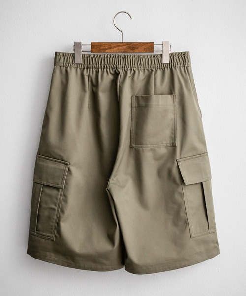 Rocky Monroe（ロッキーモンロー）の「ワイドミリタリーカーゴイージーショートパンツ ハーフパンツ（カーゴパンツ・メンズ・ベージュ/ブラック/カーキ・M/L/XL）」の18枚目の写真