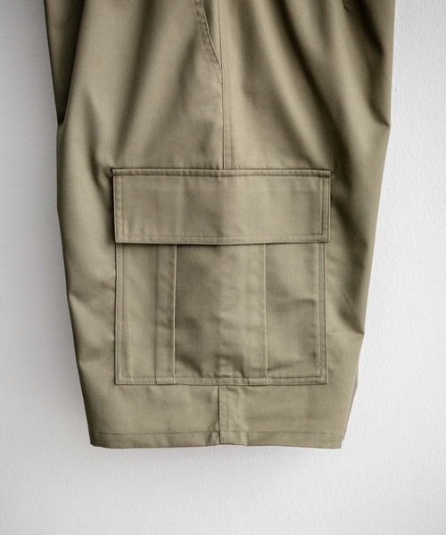Rocky Monroe（ロッキーモンロー）の「ワイドミリタリーカーゴイージーショートパンツ ハーフパンツ（カーゴパンツ・メンズ・ベージュ/ブラック/カーキ・M/L/XL）」の12枚目の写真