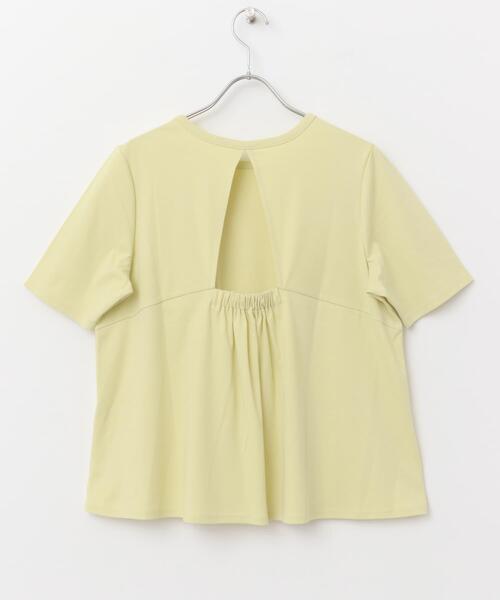 F by ROSSO（エフバイロッソ）の「『UR TECH』F by ROSSO　UVCUTバックオープンフレアTシャツ（Tシャツ/カットソー・レディース・ブラック/オフホワイト/イエロー・FREE）」の21枚目の写真