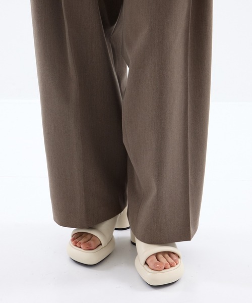 ALM.（アルム）の「【ALM/アルム】CIELO LEATHER SANDALS/レザーサンダル（サンダル・レディース・アイボリー/ブラック・36/37/38）」の10枚目の写真