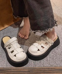 フィッシャーマンサンダル厚底 レディース