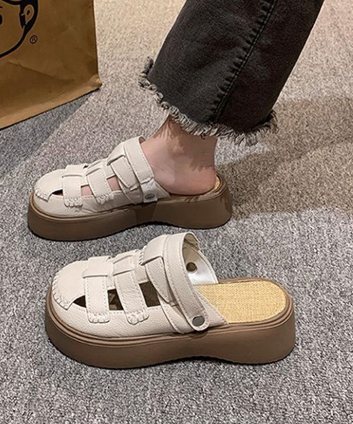 Miniministore(ミニミニストア)の「フィッシャーマンサンダル厚底 レディース(サンダル・レディース・ベージュ/ブラック・24.5cm/24.0cm/23.5cm/23.0cm/22.5cm)」の21枚目の写真