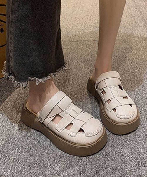 Miniministore(ミニミニストア)の「フィッシャーマンサンダル厚底 レディース(サンダル・レディース・ベージュ/ブラック・24.5cm/24.0cm/23.5cm/23.0cm/22.5cm)」の20枚目の写真