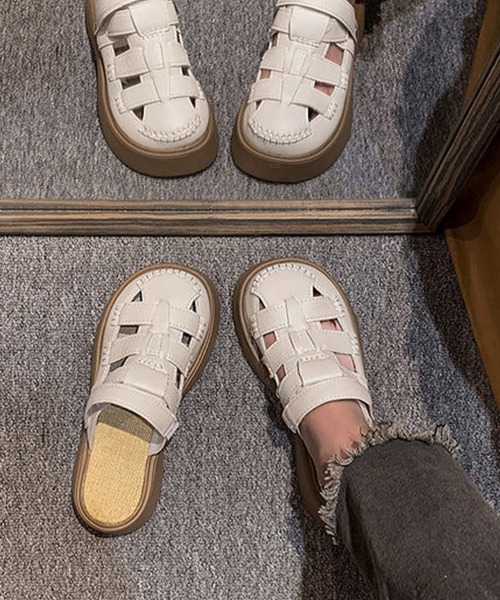 Miniministore(ミニミニストア)の「フィッシャーマンサンダル厚底 レディース(サンダル・レディース・ベージュ/ブラック・24.5cm/24.0cm/23.5cm/23.0cm/22.5cm)」の18枚目の写真