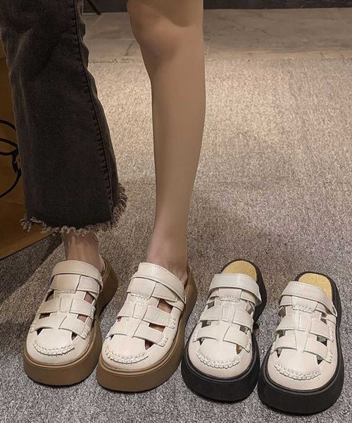 Miniministore(ミニミニストア)の「フィッシャーマンサンダル厚底 レディース(サンダル・レディース・ベージュ/ブラック・24.5cm/24.0cm/23.5cm/23.0cm/22.5cm)」の16枚目の写真