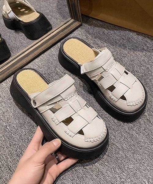 Miniministore(ミニミニストア)の「フィッシャーマンサンダル厚底 レディース(サンダル・レディース・ベージュ/ブラック・24.5cm/24.0cm/23.5cm/23.0cm/22.5cm)」の13枚目の写真