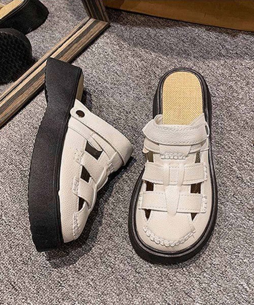 Miniministore(ミニミニストア)の「フィッシャーマンサンダル厚底 レディース(サンダル・レディース・ベージュ/ブラック・24.5cm/24.0cm/23.5cm/23.0cm/22.5cm)」の12枚目の写真