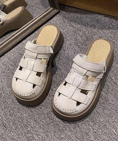 Miniministore(ミニミニストア)の「フィッシャーマンサンダル厚底 レディース(サンダル・レディース・ベージュ/ブラック・24.5cm/24.0cm/23.5cm/23.0cm/22.5cm)」の10枚目の写真