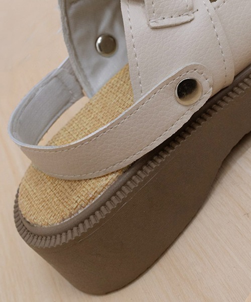 Miniministore(ミニミニストア)の「フィッシャーマンサンダル厚底 レディース(サンダル・レディース・ベージュ/ブラック・24.5cm/24.0cm/23.5cm/23.0cm/22.5cm)」の7枚目の写真