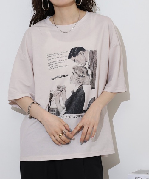 FUNALIVE（ファンアライブ）の「接触冷感プリントTシャツ（Tシャツ/カットソー・レディース・ブラック系/ホワイト/アイボリー系1/ブラック系1/アイボリー系/ブラック/ホワイト系/ホワイト系1/アイボリー系2・FREE）」の16枚目の写真
