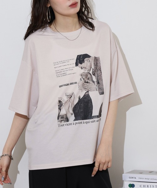 FUNALIVE（ファンアライブ）の「接触冷感プリントTシャツ（Tシャツ/カットソー・レディース・ブラック系/ホワイト/アイボリー系1/ブラック系1/アイボリー系/ブラック/ホワイト系/ホワイト系1/アイボリー系2・FREE）」の17枚目の写真