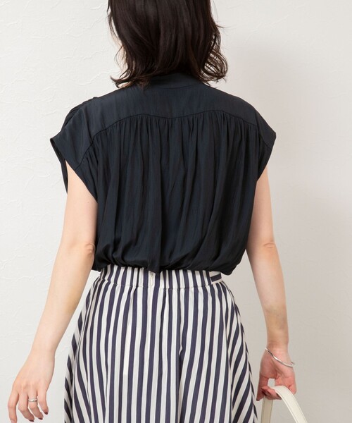 セール】割繊Vネックブラウス（シャツ/ブラウス）｜NOLLEY'S