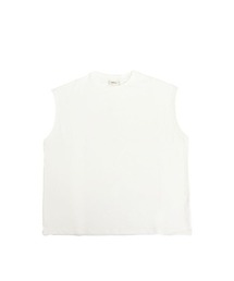 【alvana】FADE NO SLEEVE VEST / ホワイト [ALV-00116]