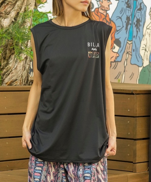 BILLABONG(ビラボン)の「BILLABONG メンズ AIR DRY MESH TANK サーフタンクトップ 【2025年夏モデル】/ビラボン水陸両用速乾UVケアメッシュラッシュタンクトップ(水着)(ラッシュガード・メンズ・オフホワイト/ブラック・X-LARGE/LARGE/MEDIUM)」の13枚目の写真