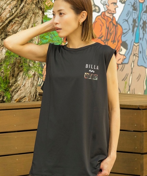 BILLABONG(ビラボン)の「BILLABONG メンズ AIR DRY MESH TANK サーフタンクトップ 【2025年夏モデル】/ビラボン水陸両用速乾UVケアメッシュラッシュタンクトップ(水着)(ラッシュガード・メンズ・オフホワイト/ブラック・X-LARGE/LARGE/MEDIUM)」の14枚目の写真
