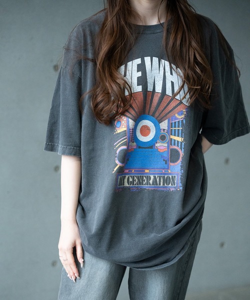 ★美品 The who ザ・フー グレー 半袖 Tシャツ・カットソー S GOOD ROCK SPEED】プリントTシャツ（THE WHO/ザ・フー）（Tシャツ