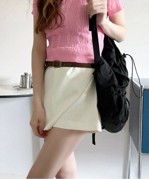 ROOPTOKYO(ループトウキョウ)の「▲ハイウエストキュロットパンツ(その他パンツ・レディース・ホワイト・S/M/L)」の4枚目の写真