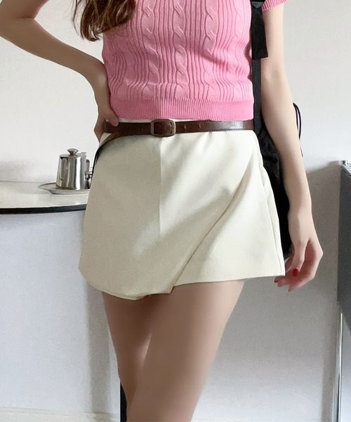 ROOPTOKYO(ループトウキョウ)の「▲ハイウエストキュロットパンツ(その他パンツ・レディース・ホワイト・S/M/L)」の3枚目の写真