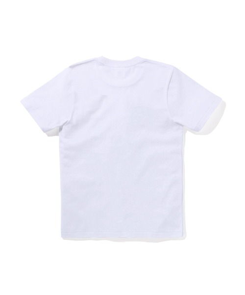 A BATHING APE(アベイシングエイプ)の「COLLEGE ONE POINT TEE(Tシャツ/カットソー・レディース・ピンク/ホワイト/サックスブルー/ブラック・XX-SMALL/MEDIUM/SMALL/X-SMALL)」の5枚目の写真