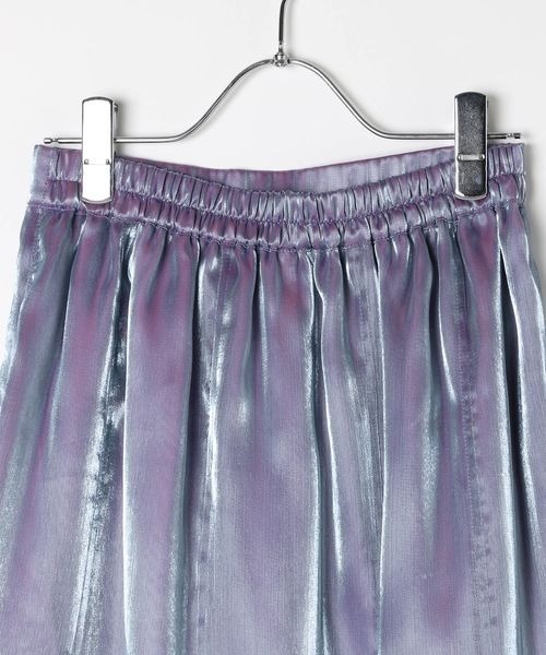 PAGEBOY（ページボーイ）の「グロッシーフレアスカート（スカート・レディース・パープル/ブラック・FREE）」の16枚目の写真
