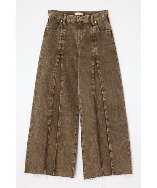 LAGUA GEM（ラグアジェム）の「FRONT POINT LOOSE デニム（デニムパンツ・レディース・ブラック/ブラウン・22inch/23inch/24inch/25inch/26inch）」の18枚目の写真