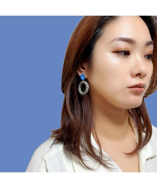 tone(トーン)の「【Bethlehem】アーバンリングピアス(MA)(ピアス(両耳用)・レディース・イエロー/ブルー/オレンジ/ピンク/グリーン/パープル・FREE)」の12枚目の写真