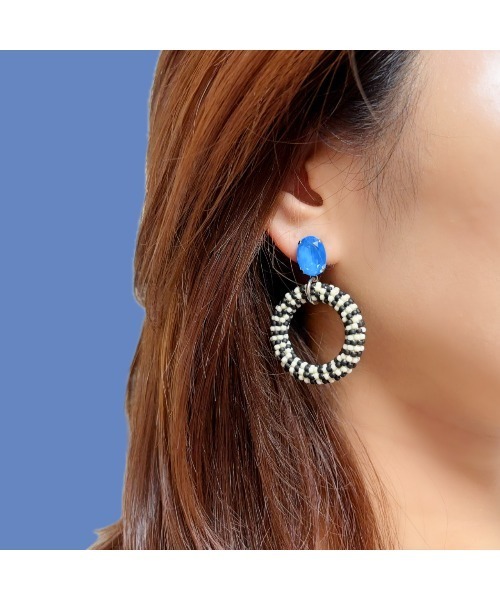 tone(トーン)の「【Bethlehem】アーバンリングピアス(MA)(ピアス(両耳用)・レディース・イエロー/ブルー/オレンジ/ピンク/グリーン/パープル・FREE)」の13枚目の写真