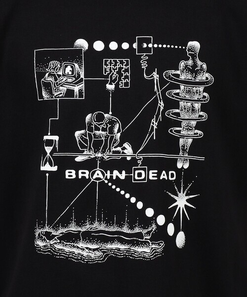 BRAIN DEAD（ブレインデット）の「BRAIN DEAD MIND PUZZLE T-SHIRT（Tシャツ/カットソー・メンズ・ブラック・M/L）」の6枚目の写真