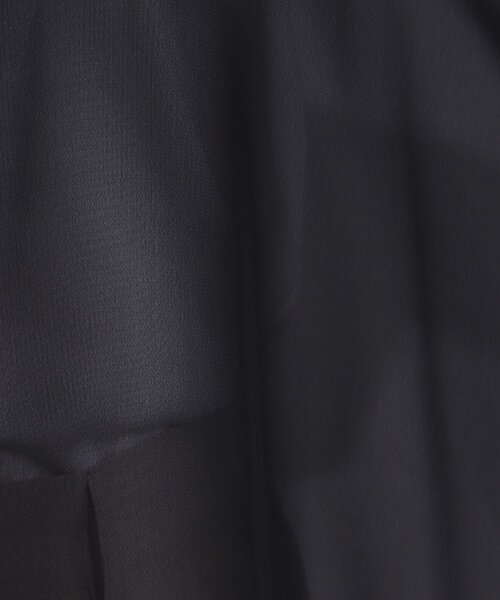 Cutie Blonde（キューティーブロンド）の「大人のシアー感 ゆるさらポンチョシャツ（シャツ/ブラウス・レディース・ブラック/イエロー系その他/ブラウン系その他5/ネイビー系2/ブラック系2/ホワイト系9・00）」の18枚目の写真