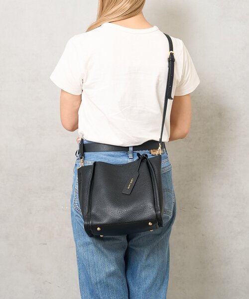 BIRTHDAY BAR(バースデイバー)の「【cache cache カシュカシュ】ミニショルダー付ソフトレザー調ミニバッグ(トートバッグ・レディース・シルバー/ブラック/ベージュ/ダークグレー・0)」の6枚目の写真