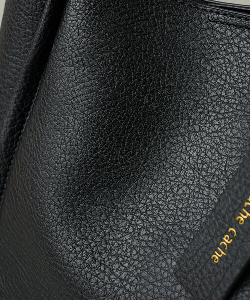 BIRTHDAY BAR(バースデイバー)の「【cache cache カシュカシュ】ミニショルダー付ソフトレザー調ミニバッグ(トートバッグ・レディース・シルバー/ブラック/ベージュ/ダークグレー・0)」の15枚目の写真