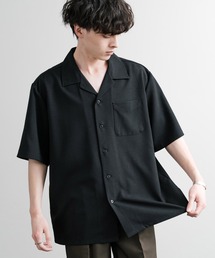 Audience（オーディエンス）の「Upscape Audience アップスケープオーディエンス 日本製 国産 Naturemier ナチュレミアTECHリネンライクトロワッシャーオープンカラーハーフスリーブシャツ AUD6604（シャツ/ブラウス・メンズ）」