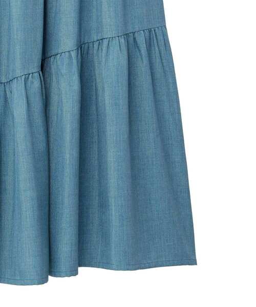 ELENCARE DUE（エレンカーレデュエ）の「・ELENCARE DUE リネンライクフレアスカート（スカート・レディース・アイボリー/グレー/チャコールグレー/グリーン・FREE）」の16枚目の写真