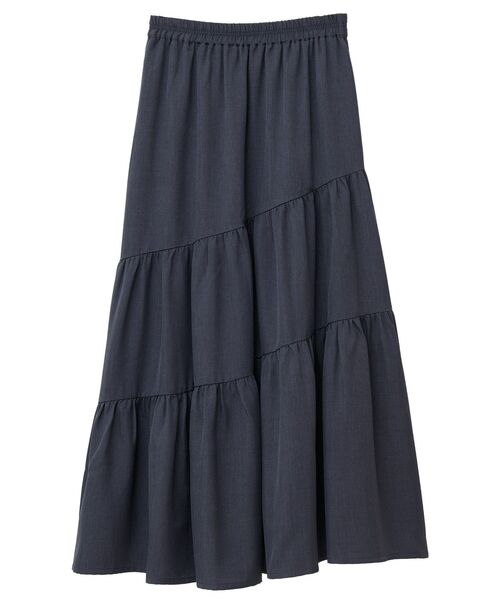 ELENCARE DUE（エレンカーレデュエ）の「・ELENCARE DUE リネンライクフレアスカート（スカート・レディース・アイボリー/グレー/チャコールグレー/グリーン・FREE）」の22枚目の写真