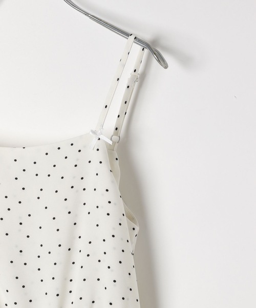 repipi armario（レピピ アルマリオ）の「【girly line】ティアードキャミワンピース（ワンピース・キッズ・ブラック系その他/ホワイト系その他/ホワイト/ブラック系その他2・MEDIUM/SMALL/LARGE）」の9枚目の写真