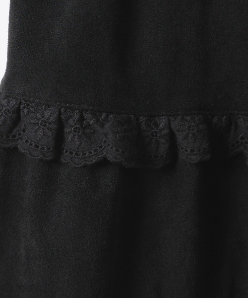 repipi armario（レピピ アルマリオ）の「【girly line】ティアードキャミワンピース（ワンピース・キッズ・ブラック系その他/ホワイト系その他/ホワイト/ブラック系その他2・MEDIUM/SMALL/LARGE）」の22枚目の写真