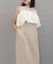 【ANDRESD】balloon form set dress［バルーンフォームセットドレス］