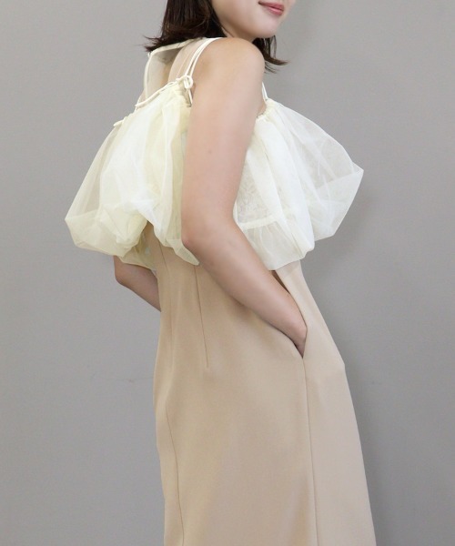 【新品】ANDRESD balloon form set dress ドレス セール】【ANDRESD】balloon form set dress［バルーンフォーム