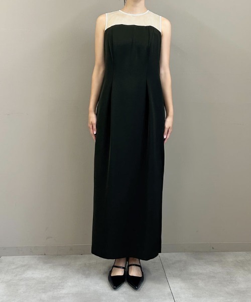 ANDRESD バルーンペプラムドレス グレー ANDRESD パンツドレス balloon peplum pants dress/ バルーン