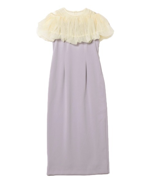 ANDRESD バルーンペプラムドレス グレー ANDRESD パンツドレス balloon peplum pants dress/ バルーン