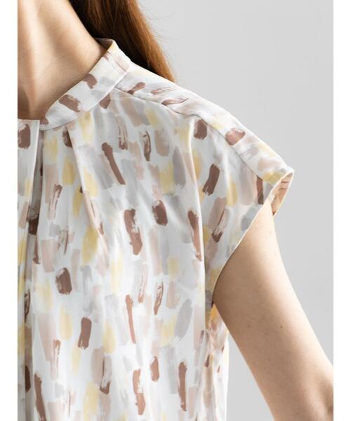 Te chichi(テチチ)の「パターンアソートボウタイブラウス(シャツ/ブラウス・レディース・ベージュ/オフホワイト/ブルー/ブラック・F)」の20枚目の写真