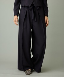 FLUMOR（フラマー）の「ドビーチドリタックワイドパンツ【セットアップ対応】【入卒式】【オケージョン】【お受験スタイル】（その他パンツ）」